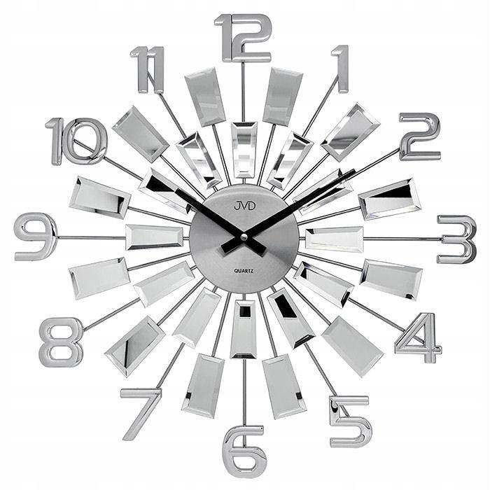 Efektný Nástenný Hodinový Stroj So Zrkadlami Jvd HT100.3