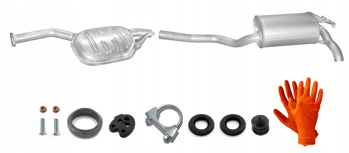 Mercedes W201 190 2.0 Diesel 53 kW (1983-7/1993) Tlumič Koncový