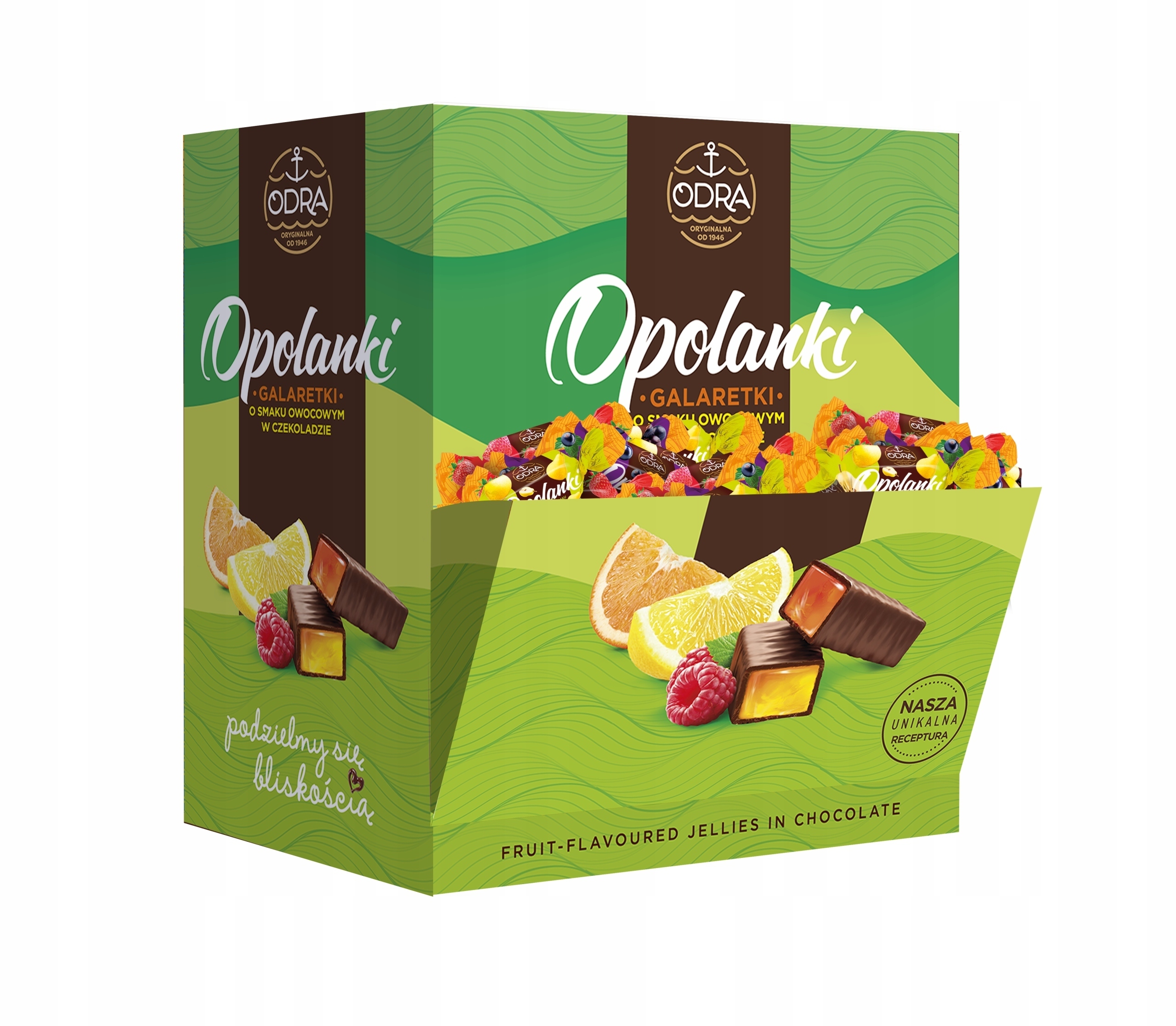 Odra Cukierki Opolanki galaretki w czekoladzie 3 kg