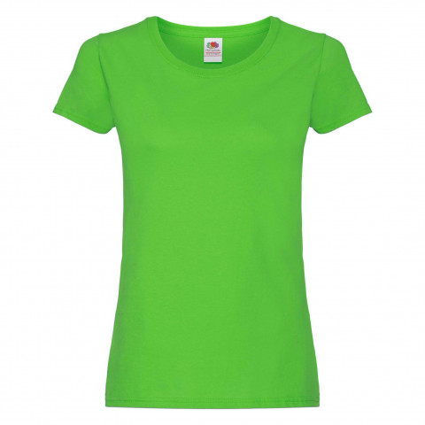 

Tshirt damski koszulka Fruit of Loom Limonkowy S