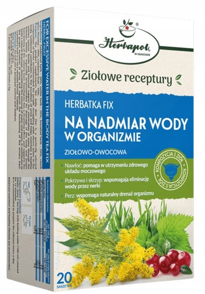 Levně Čaj Na Přebytečnou vodu fix (20 x 2 g) Herbapol Krakov