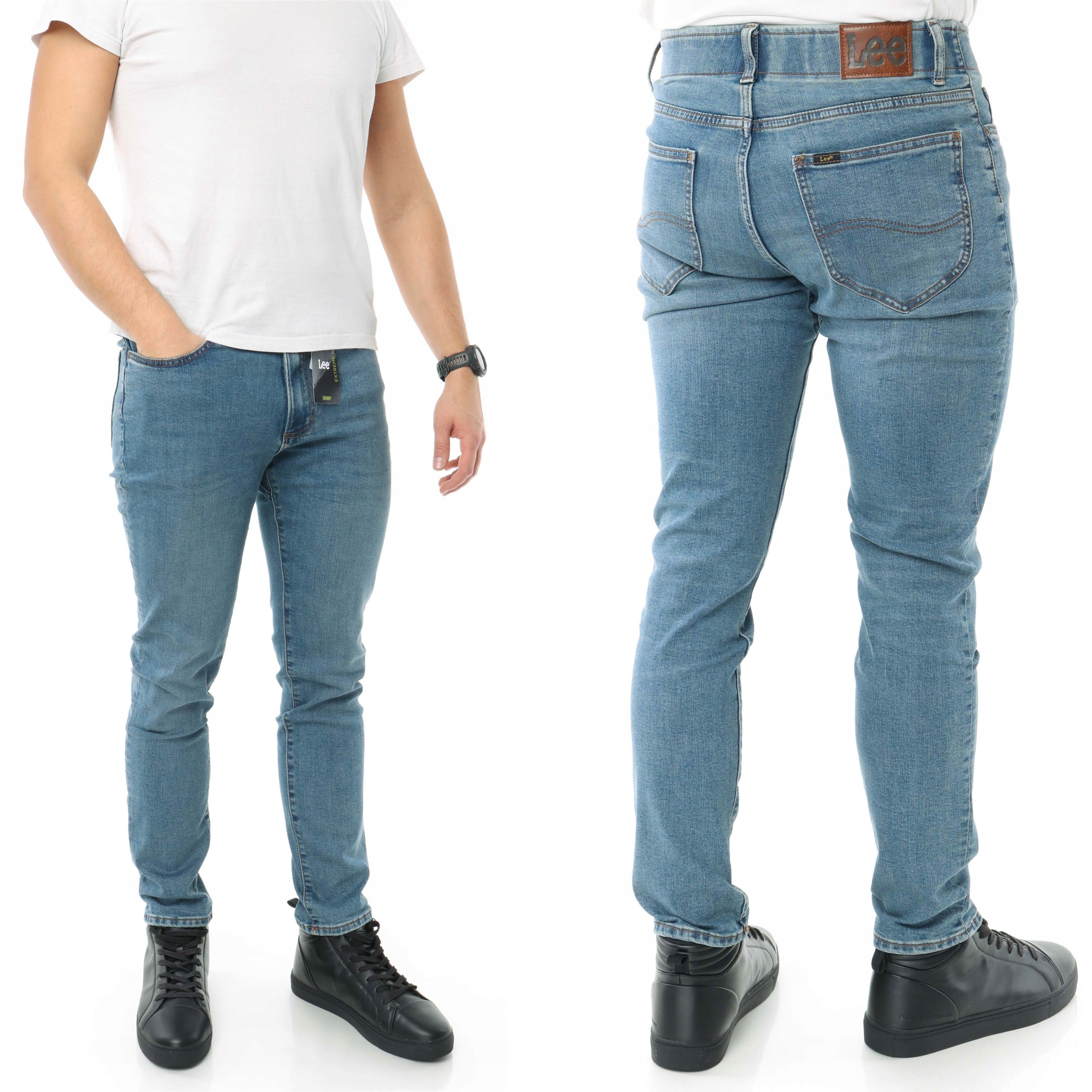 Lee Skinny Fit XM spodnie performance jeans W36 L34