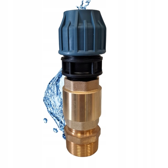 Przyłącze pompy głębinowej PE40 1 1/2" z zaworem zwrotnym Ibo