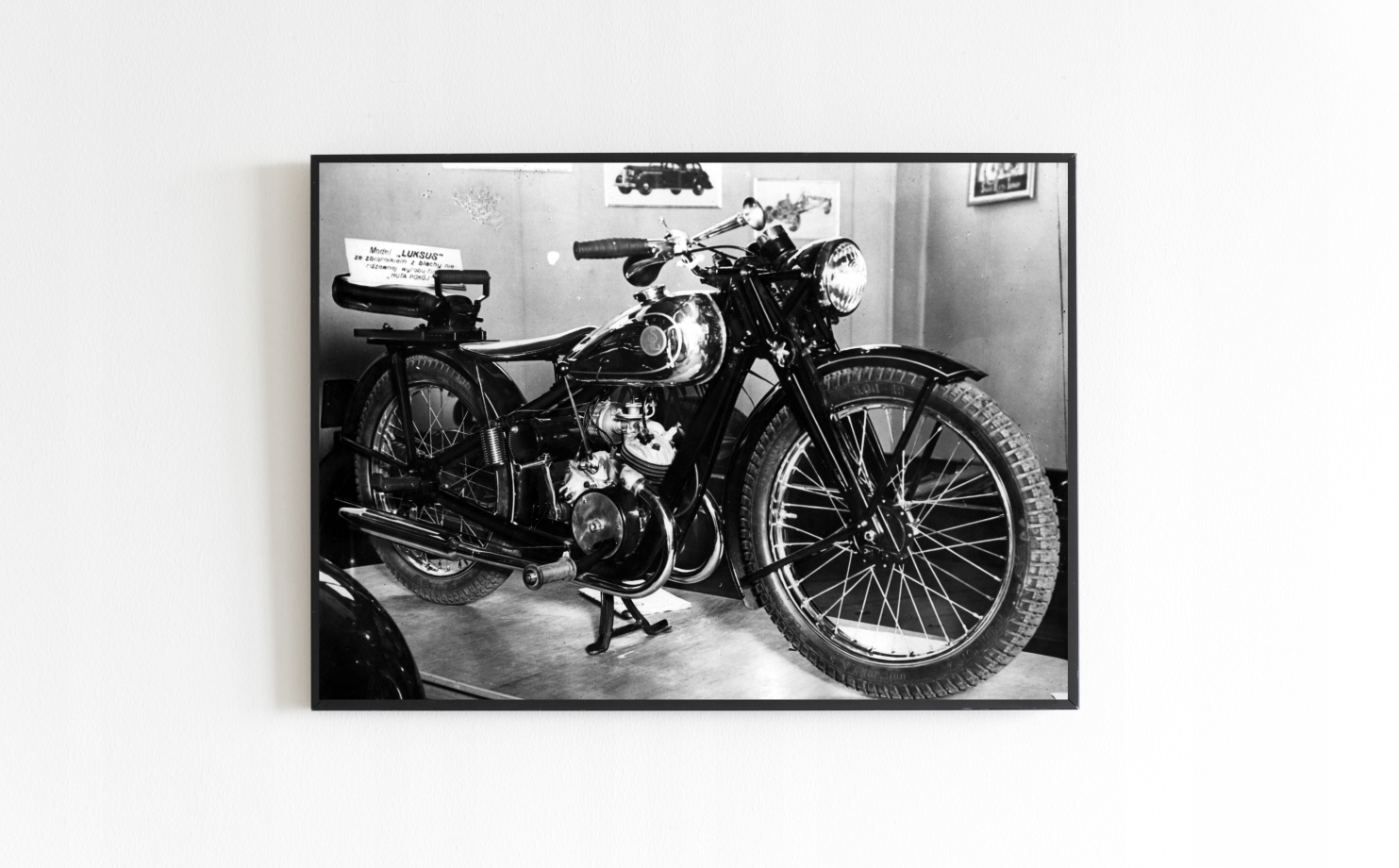 

Stare zdjecie Motocykl Shl 98 Luksus 1938r 70x50