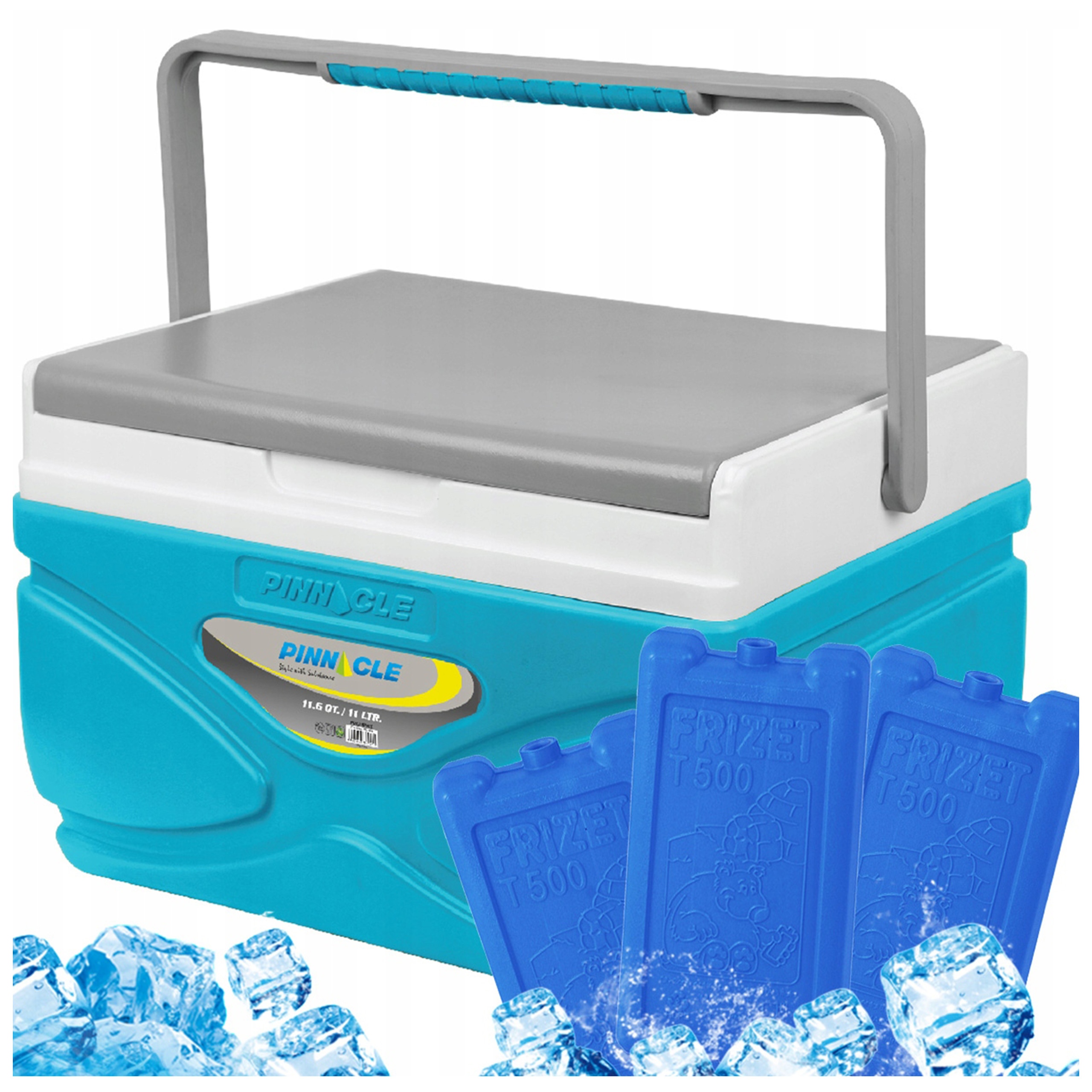 Turistická lednička na náplně 11L Pinnacle Tpx 8001 tyrkysová 3 náplně