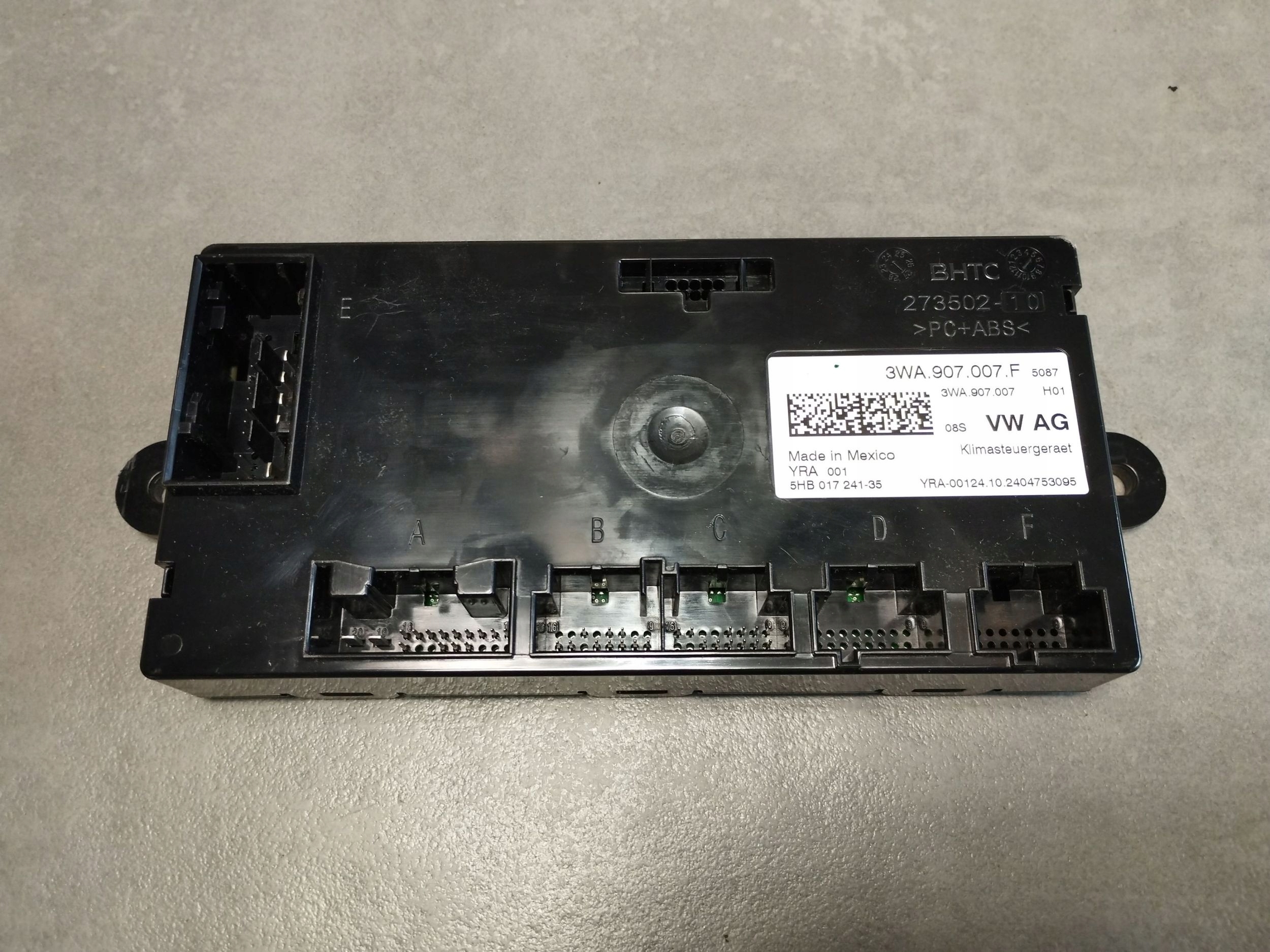 Cupra Formentor module control unit of the air conditioning 3WA907007F