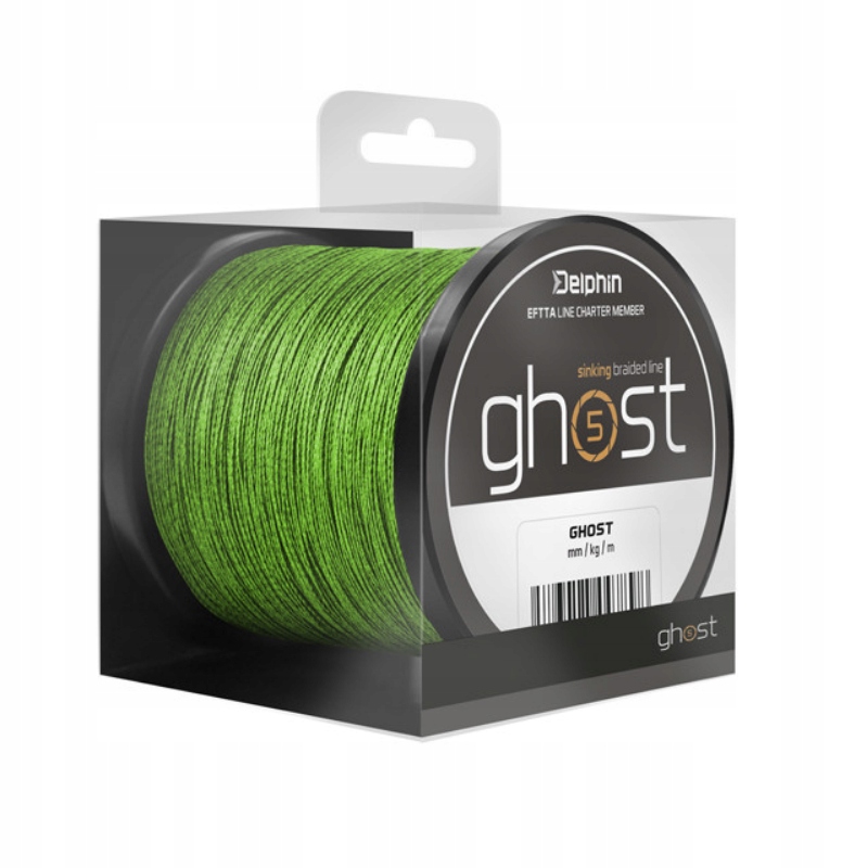 Delphin Plecionka karpiowa Ghost 4+1 0.33mm 600m Zielona