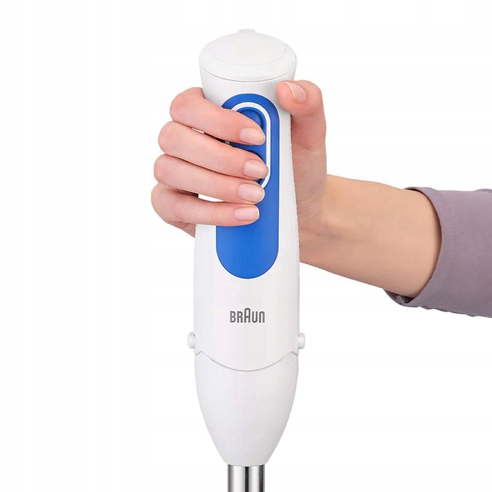BRAUN Blender Ręczny MultiQuick 3 Stalowy 2 Prędkości 600ml Biały — miniatura 3