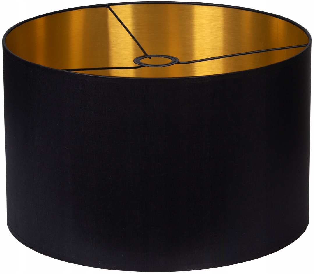 

Stylowy Abażur Czarno Złoty 40cm h 25cm