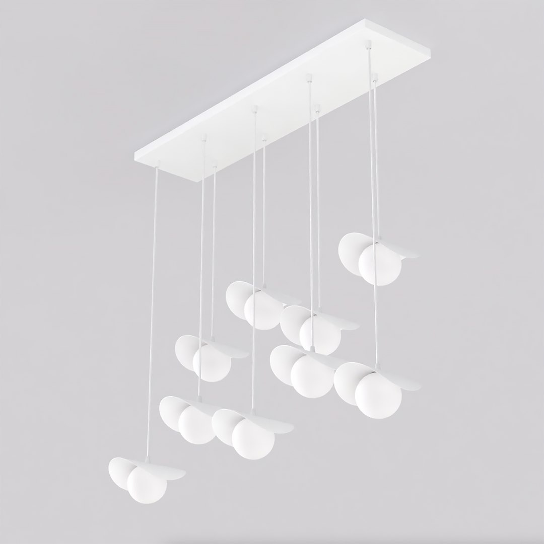 Závesná lampa multi-light Ritual 9, moderná, dekoratívna, čierna