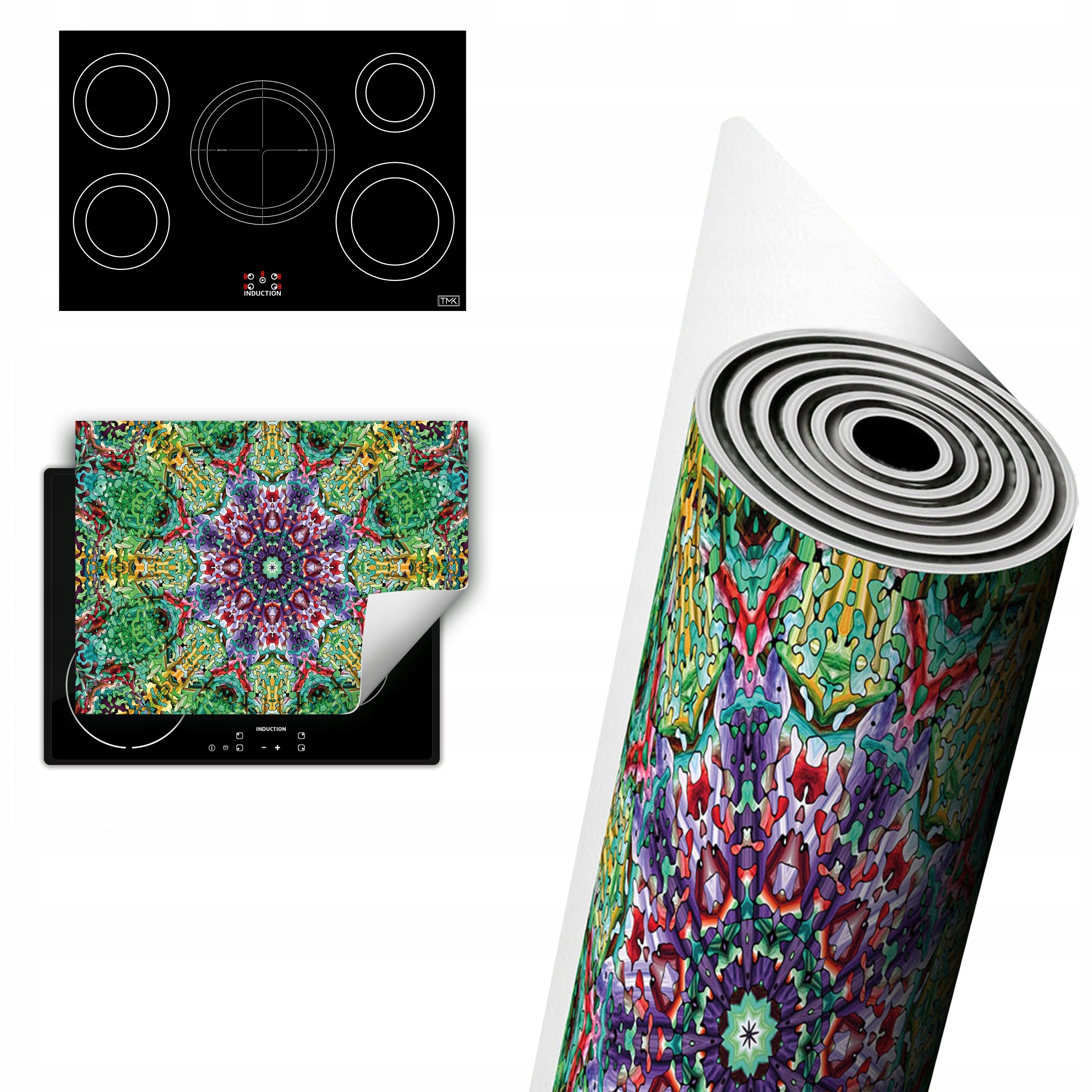 Vinylová Ochrana Na Indukci Pracovní Deska 80x52 barevná mozaika