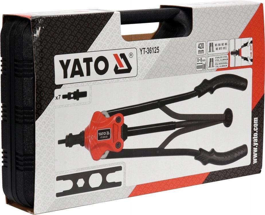 YT-36125/YAT NITOWNICA RECZNA DO NITONAKRETEK M3-M12 Zasilanie ręczne