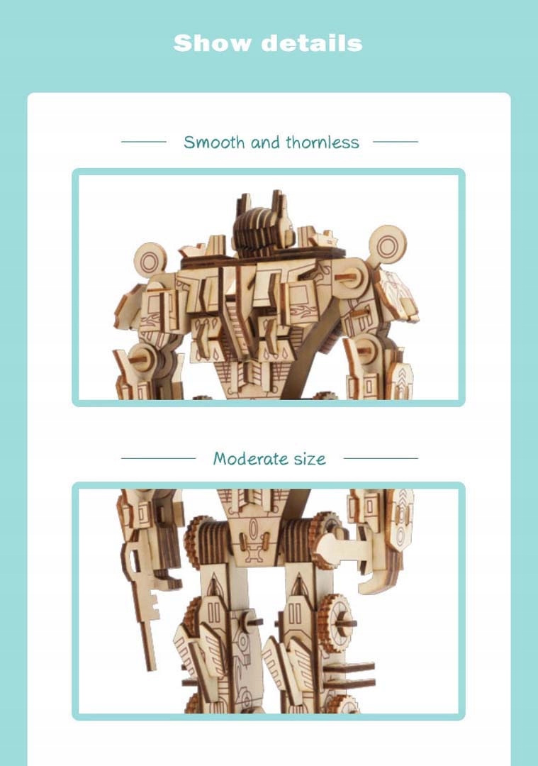 Drewniane Puzzle 3D - Optimus Prime Marka inna