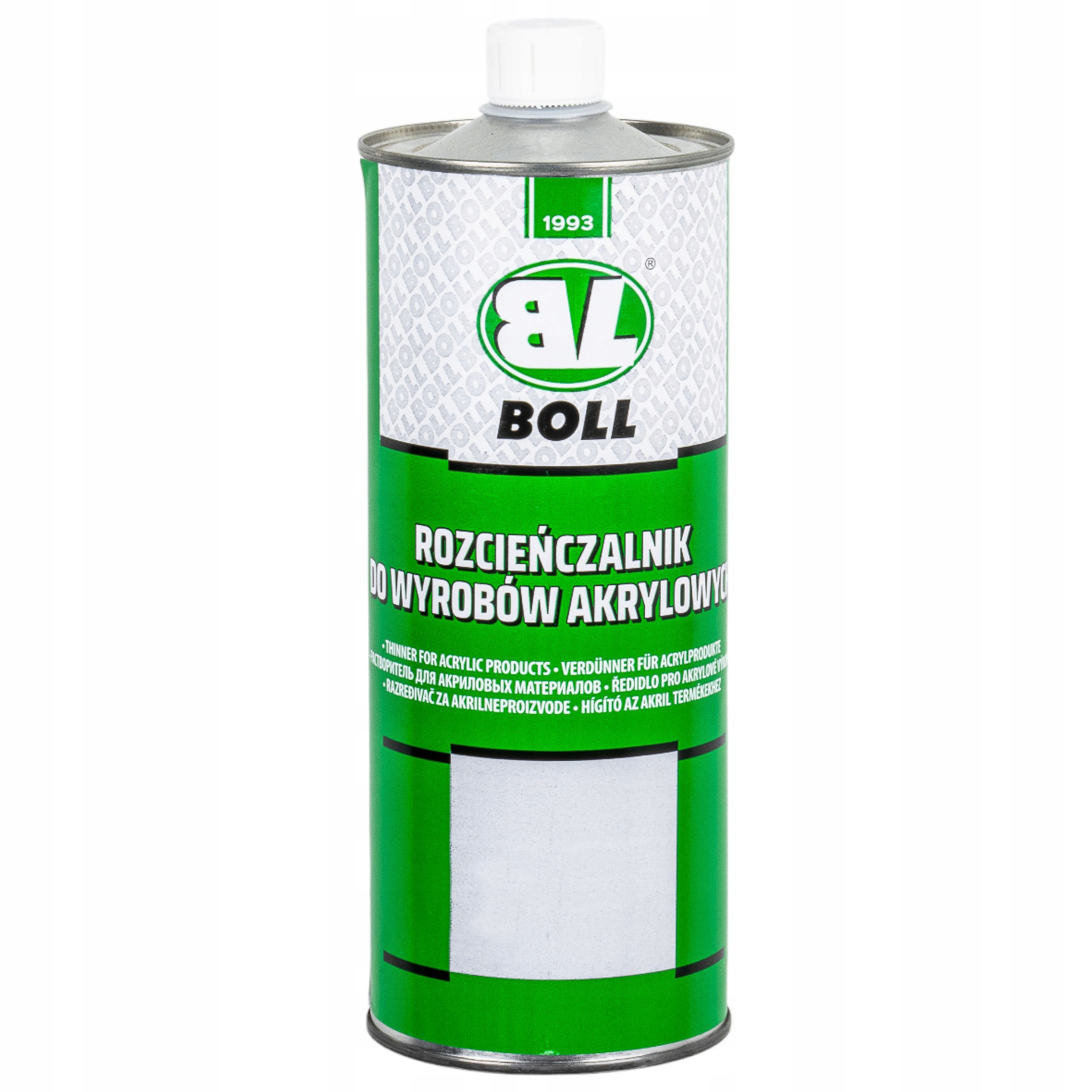 BOLL , ROZCIEŃCZALNIK DO WYROBÓW AKRYLOWYCH 1L EAN (GTIN) 5907588409209