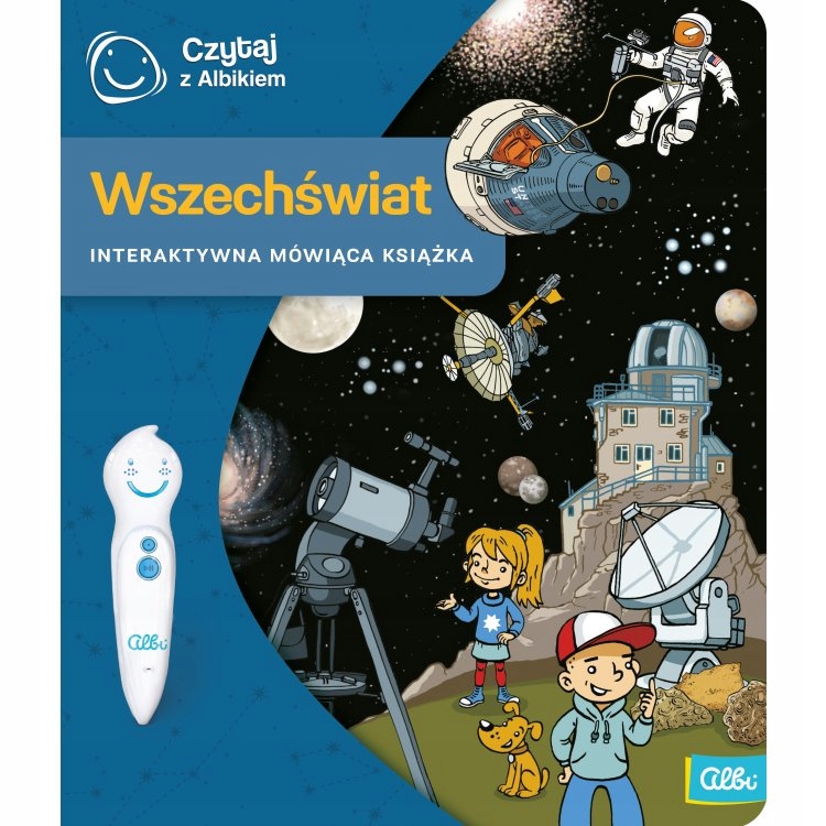 CZYTAJ Z ALBIKIEM WSZECHŚWIAT - HONZA SMOLÍK - KSIĄŻKA MÓWIĄCA ISBN 9788395423970