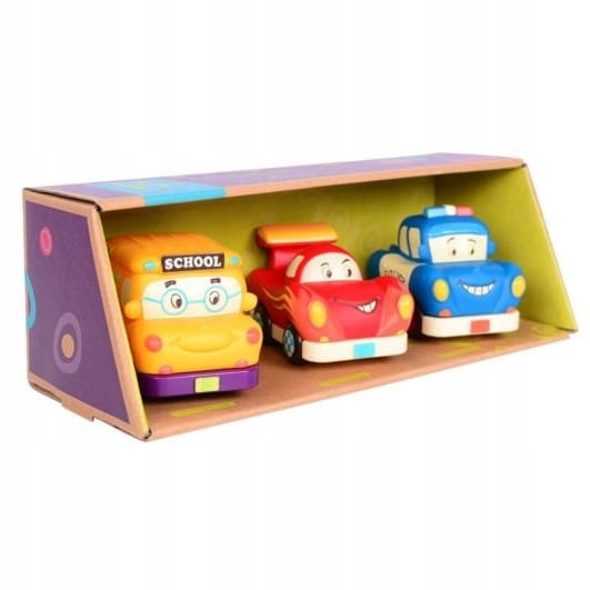 

B.toys Zestaw mini autka z napędem wyścigówka