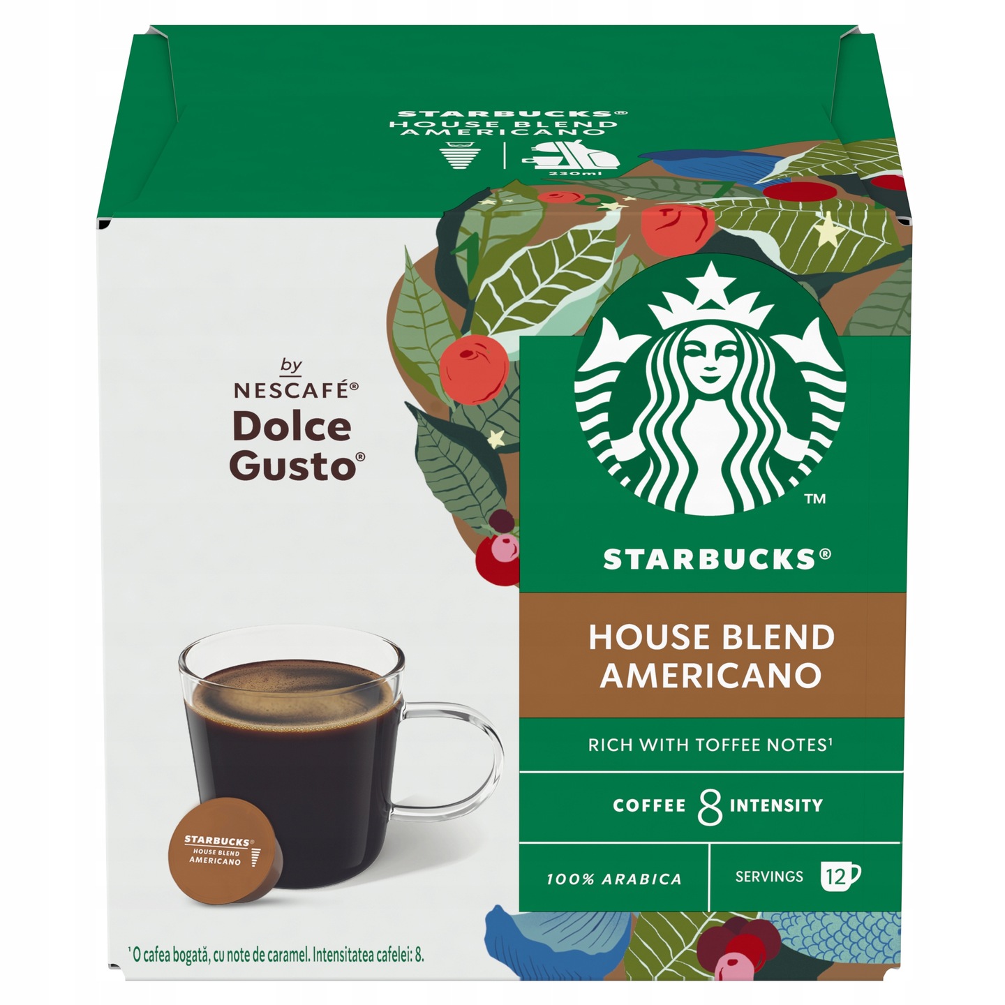 Nescafe Dolce Gusto Starbucks 6箱 Starbucks Nescafe Dolce Gusto Kawa 6x 12 kapsułek