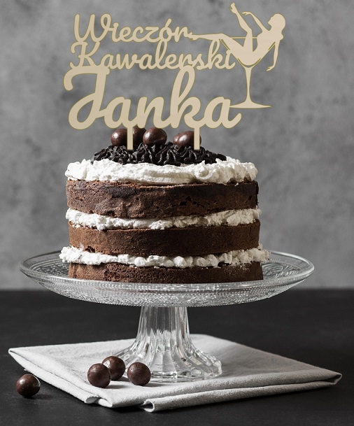 

Toper (Topper) na tort wieczór kawalerski