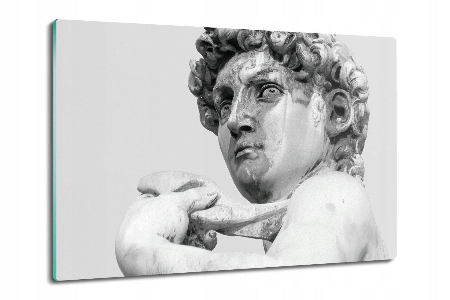 

do kuchni deska ze szkła Dawid twarz rzeźba 80x52