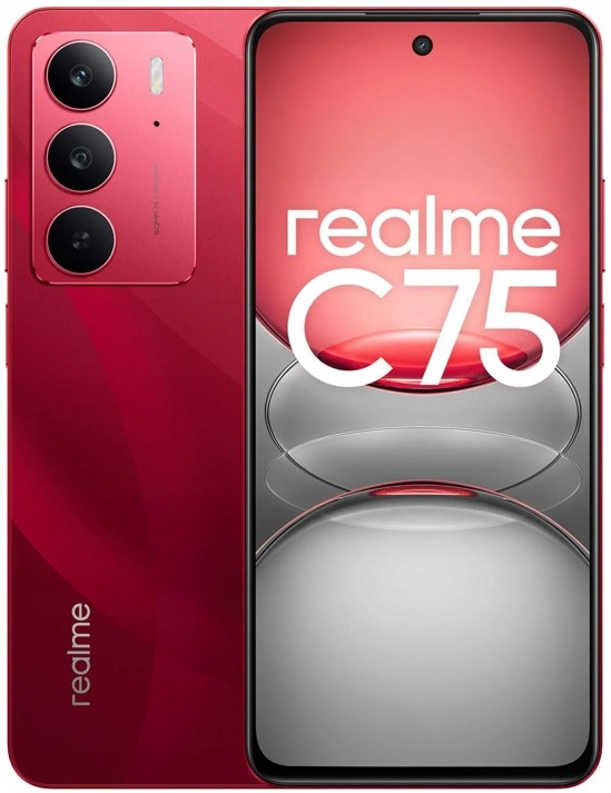 Smartfon realme C75 8/256GB 6,72" 90Hz Usb-c 5828mAh Aparat 50Mpx Czerwony