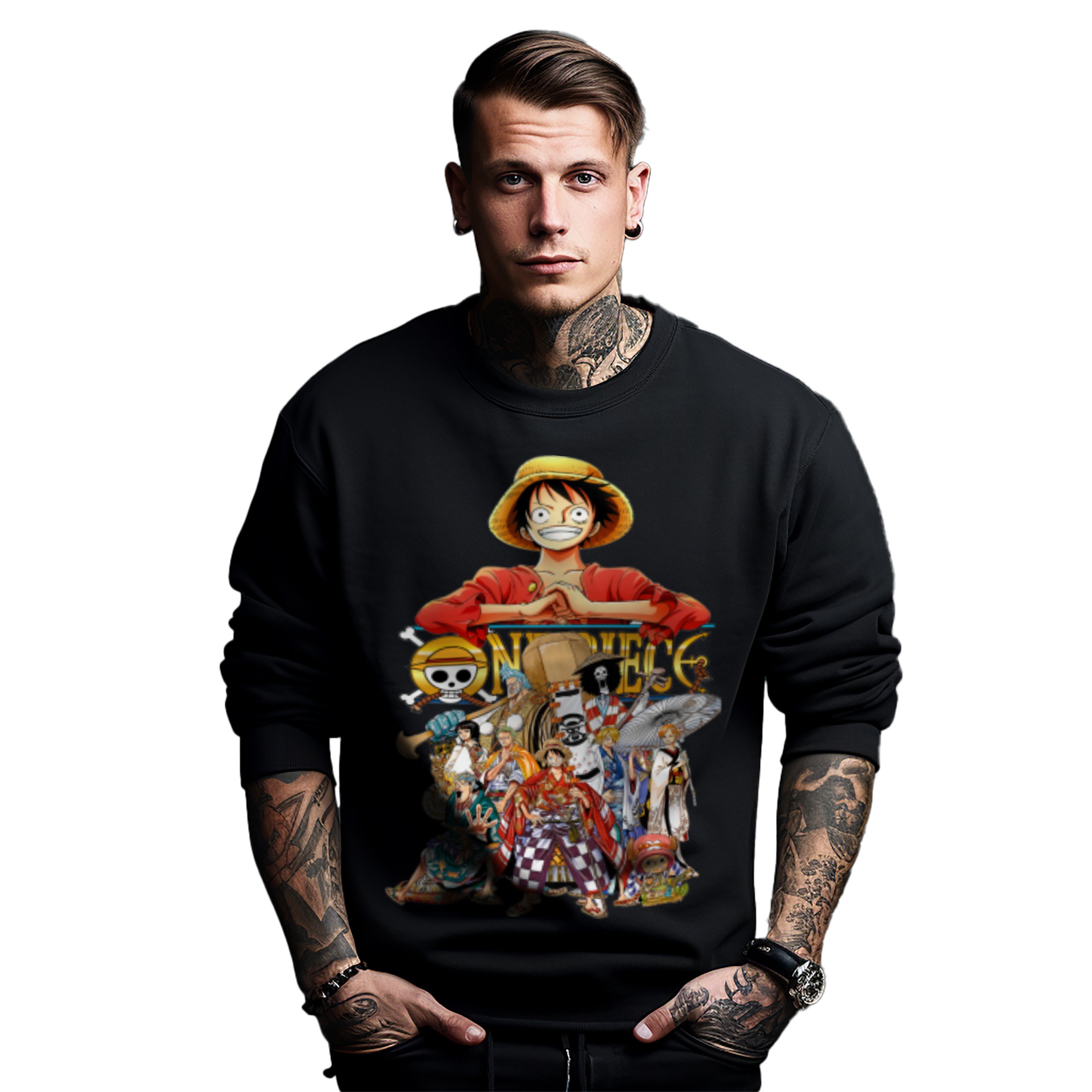 Mikina s potiskem Anime One Piece