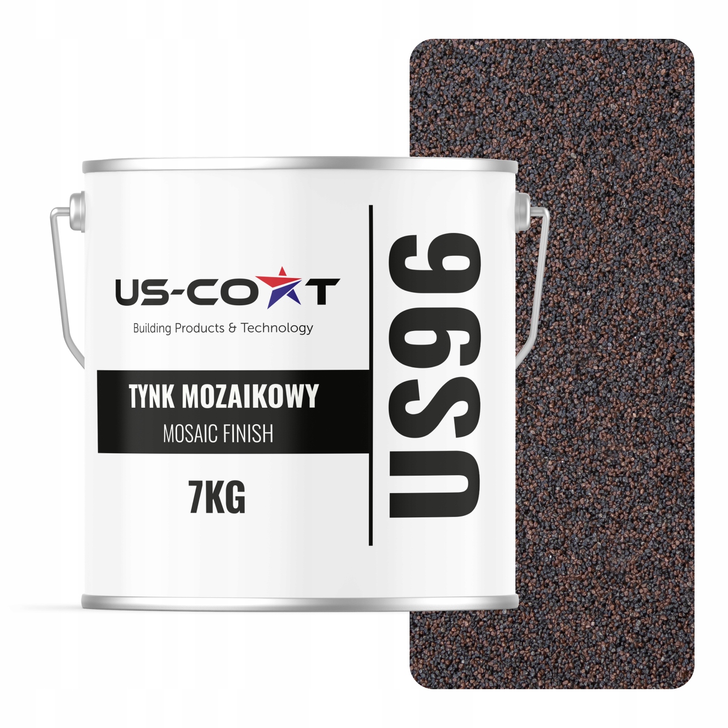 Mozaiková Omítka Mozaika 7 Kg Hnědá Tmavá M83 Dekorativní Pryskyřičná Prémiová