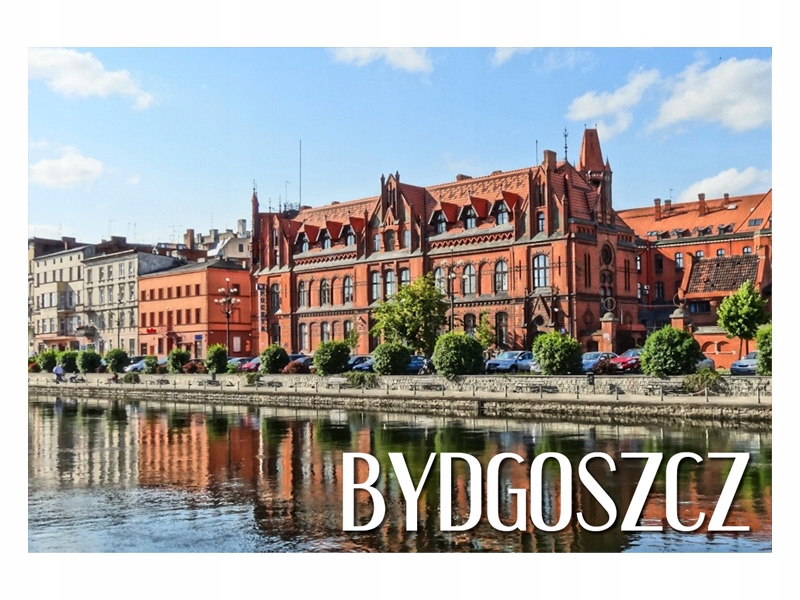 

Bydgoszcz Nabrzeże Panorama Magnes na lodówkę