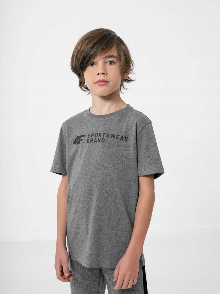 KOSZULKA CHŁOPIĘCA 4F T-SHIRT BAWEŁNA 146 Marka 4F