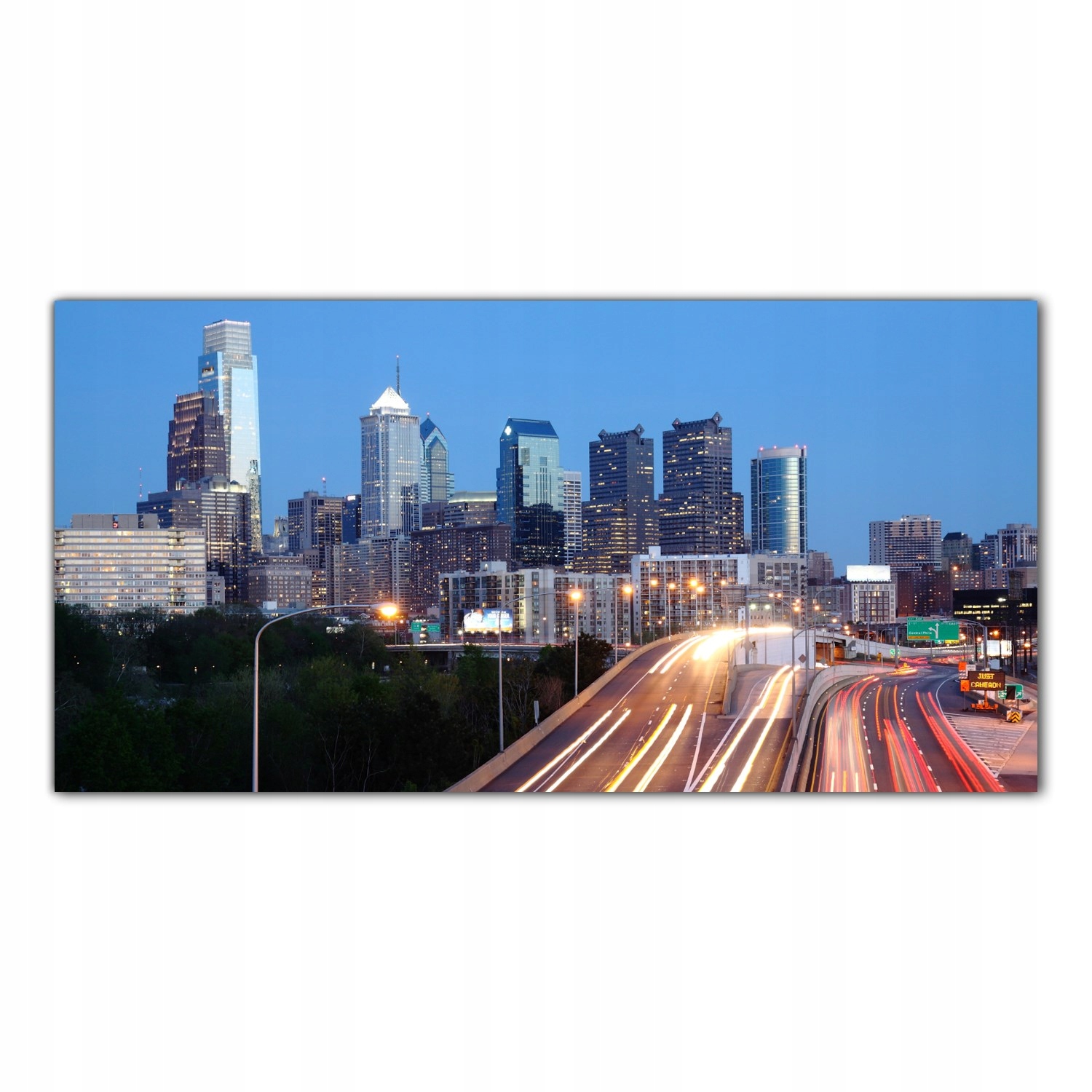

Hartowany Obraz Szklany Philadelphia Miasto 140x70