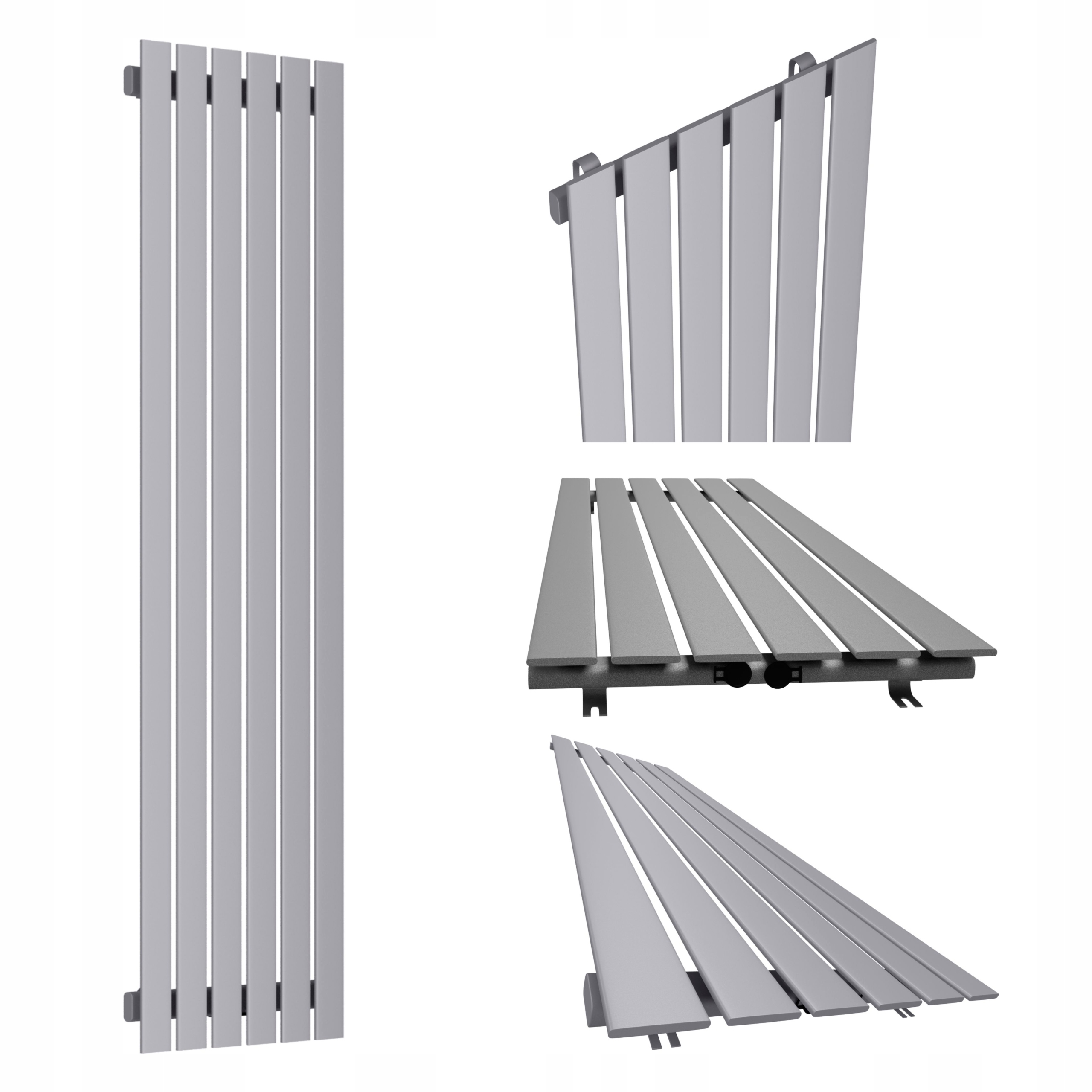 Dekorativní radiátor 100x45 Bello-stříbrný