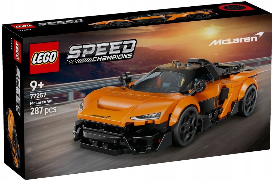 Stavebnice 287 dílků Lego Speed Champions McLaren W1 77257