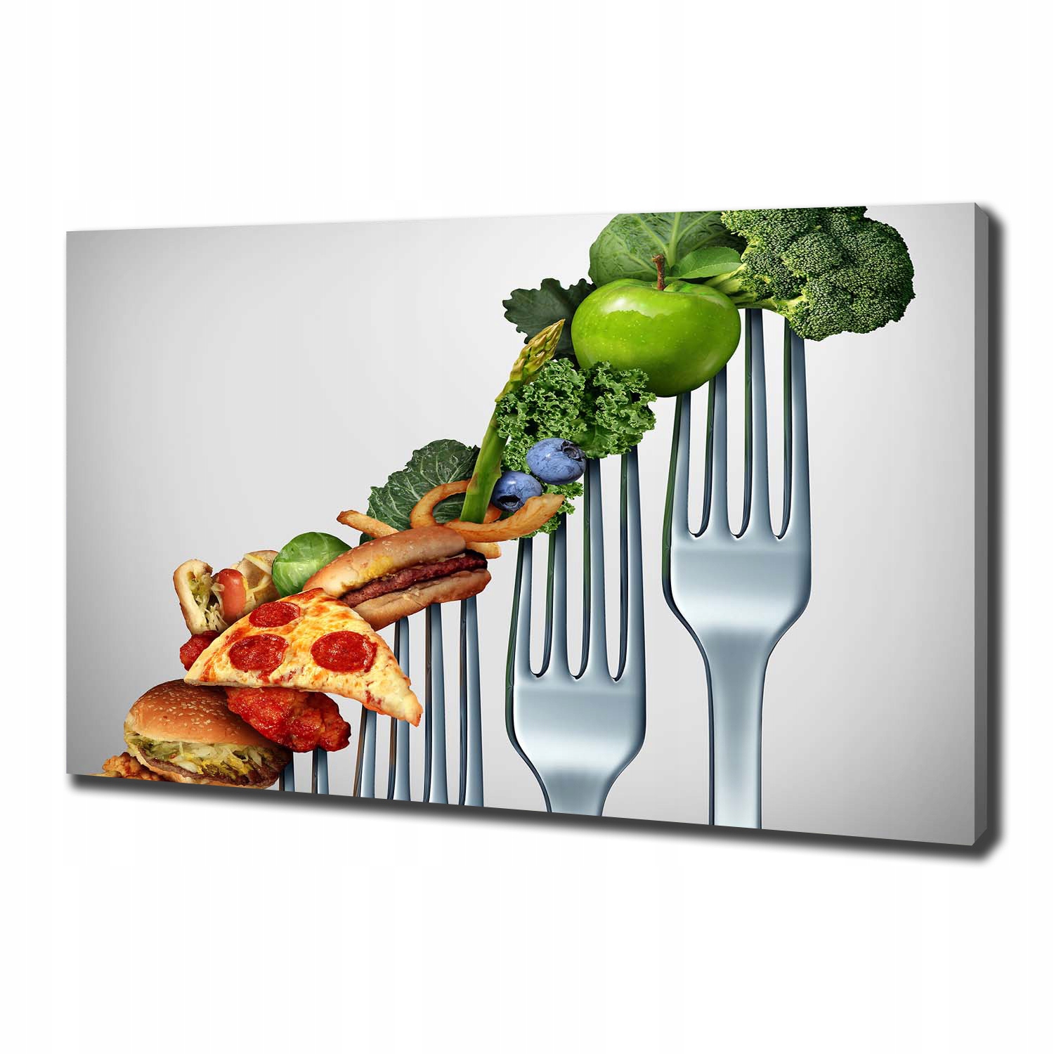 

Foto obraz na płótnie Postępy w diecie 100x70 cm