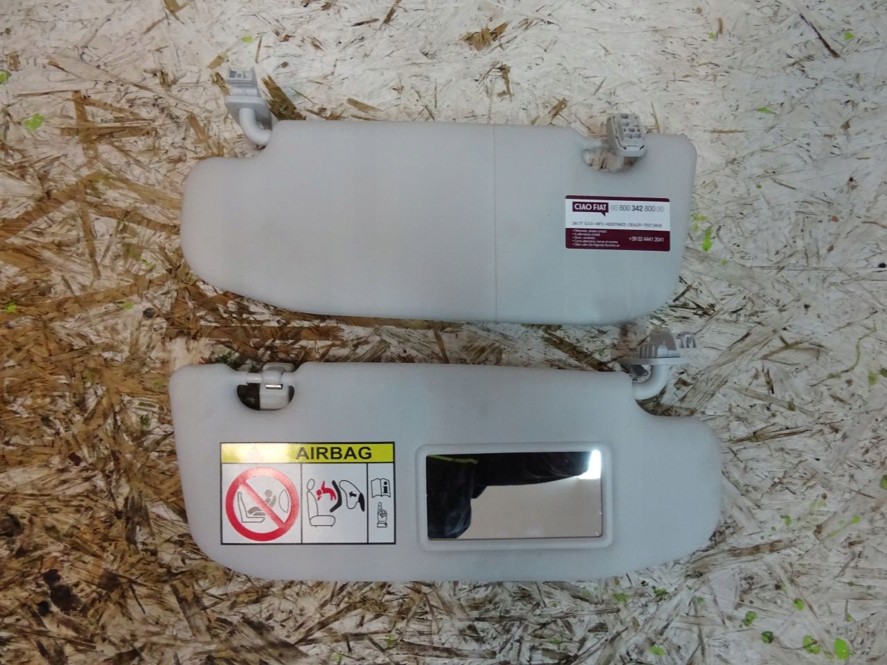 FIAT TIPO СОЛНЦЕЗАЩИТНЫЕ КОЗЫРЬКИ