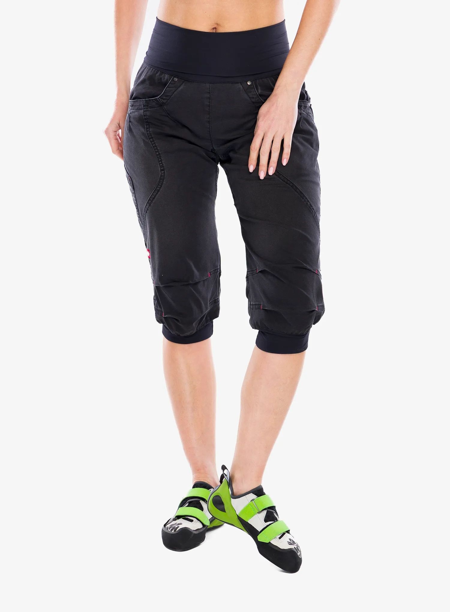 Kraťasy lezecké kraťasy Ocun Noya Jeans Organic Shorts černá M