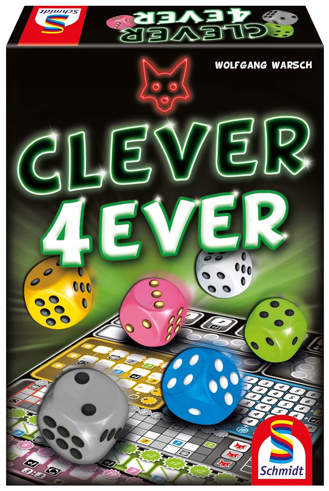 Gra rodzinna kościana Schmidt Spiele Pełna taca Clever 4 Ever kości