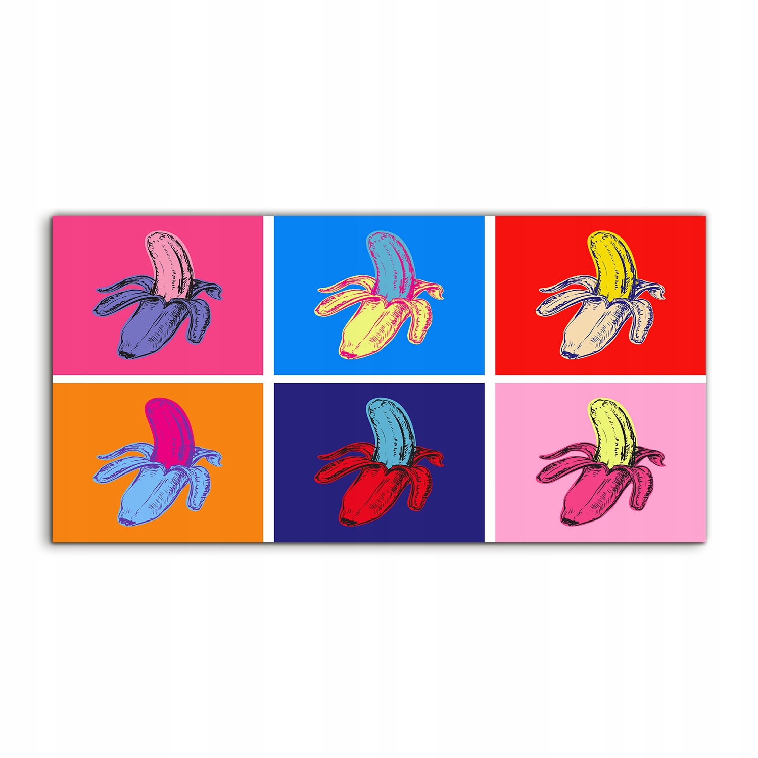 Akrylový fotoobraz 100x50 Závesné banány Ovocie Umenie