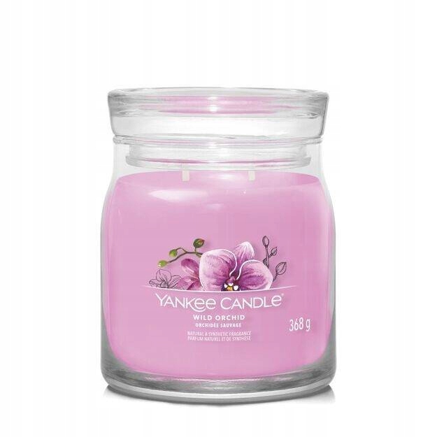Yankee Candle Floral Wild Orchid střední svíčka se dvěma knoty 368 g
