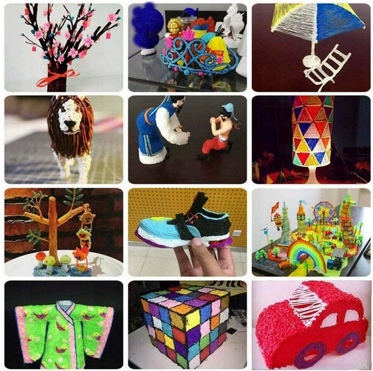 RÓŻOWY DŁUGOPIS 3D drukarka dla dzieci + GRATIS WKŁADY 110 METRÓW! Stan opakowania oryginalne