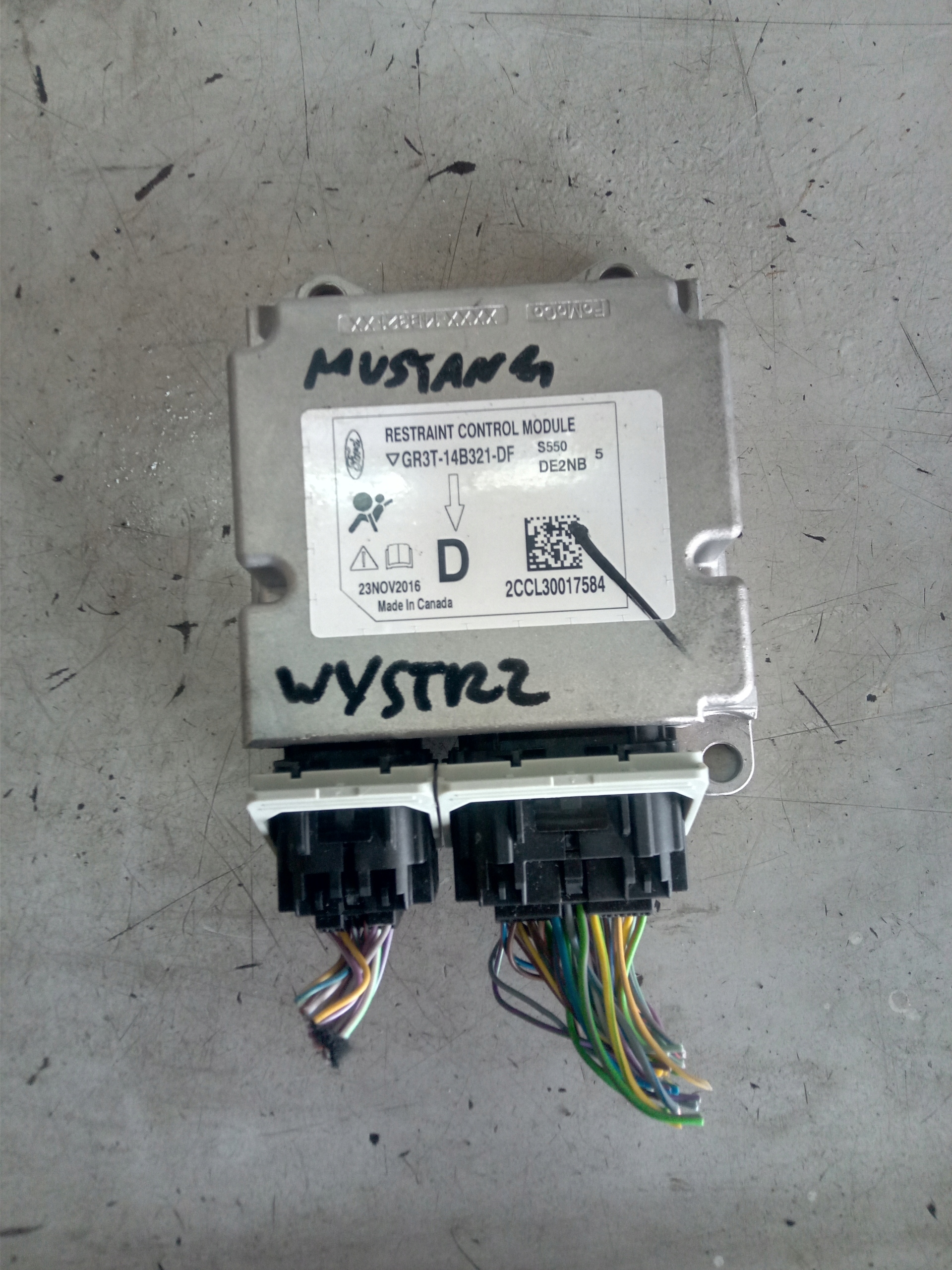 FORD MUSTANG VI ДАТЧИК ПОДУШКИ GR3T-14B321-DF