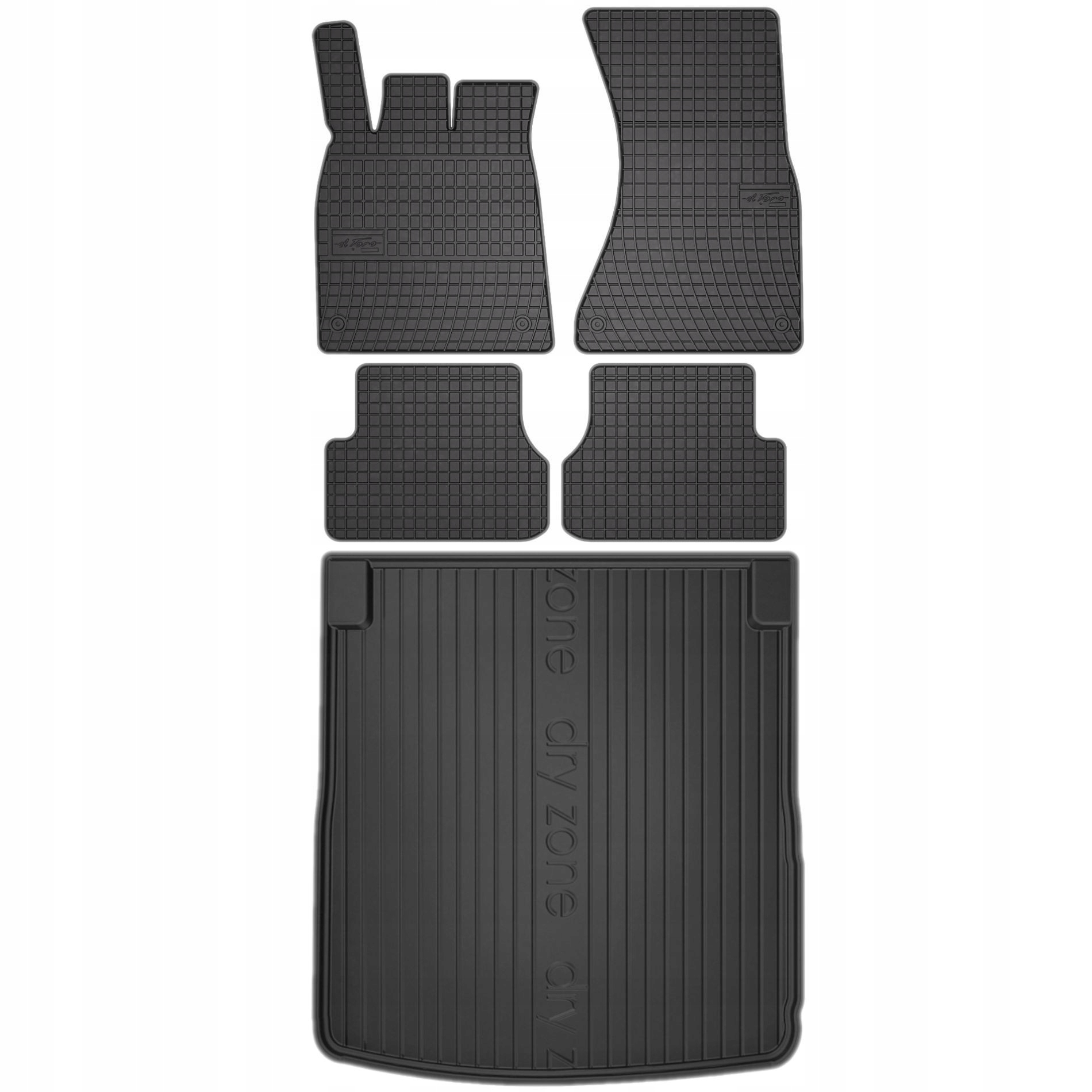 Gumové rohože rohož Audi A6 C7 Kombi 11-18