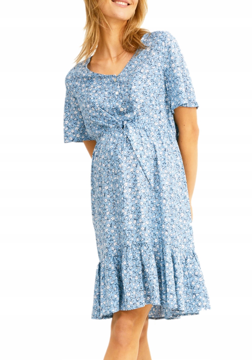 Šaty Šaty s kytičkami na krmení XXL