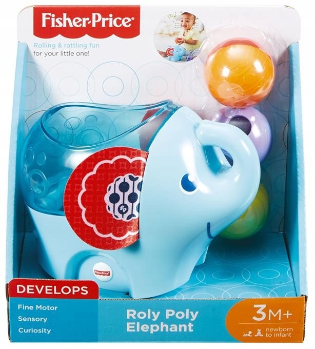 Fisher Price Słonik Kiwaczek Z Piłeczkami