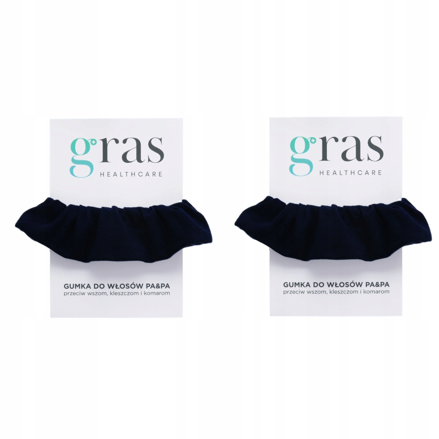 

2x Gumka do włosów przeciw wszom kleszczom komarom