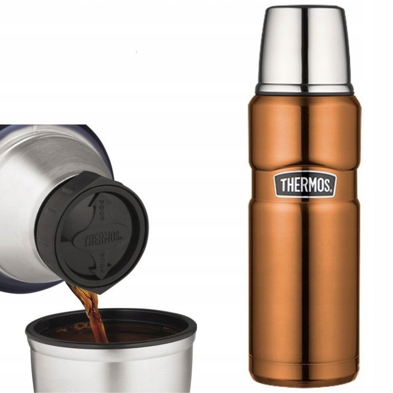 Termoska na nápoje 470 ml měděný