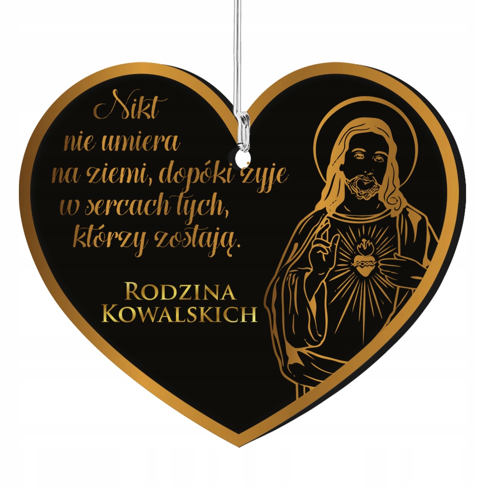 

Zawieszka na Znicz Grób Świętych Dedykacja