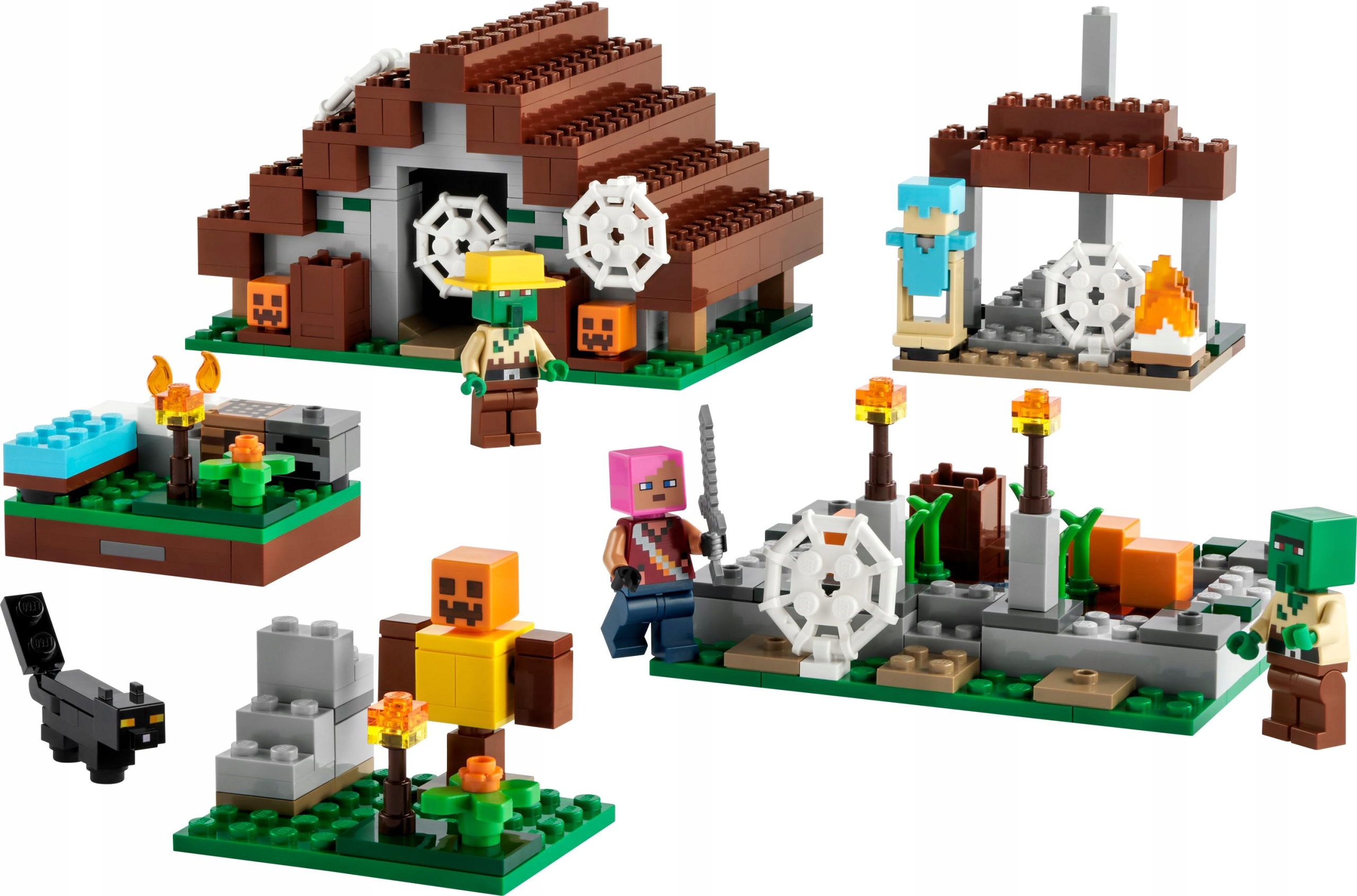 LEGO MINECRAFT - Opuszczona wioska KLOCKI 21190 Marka LEGO