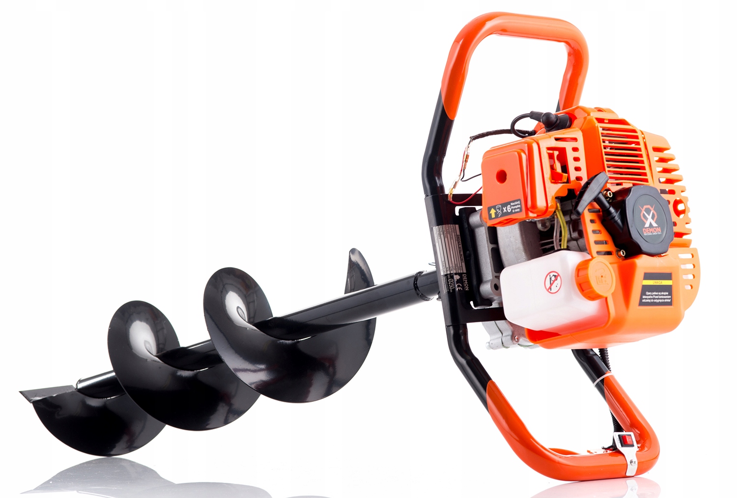 WIERTNICA GLEBOWA ŚWIDER SPALINOWY do gleby otworów + WIERTŁO 250MM / 80CM Zastosowanie do gleby