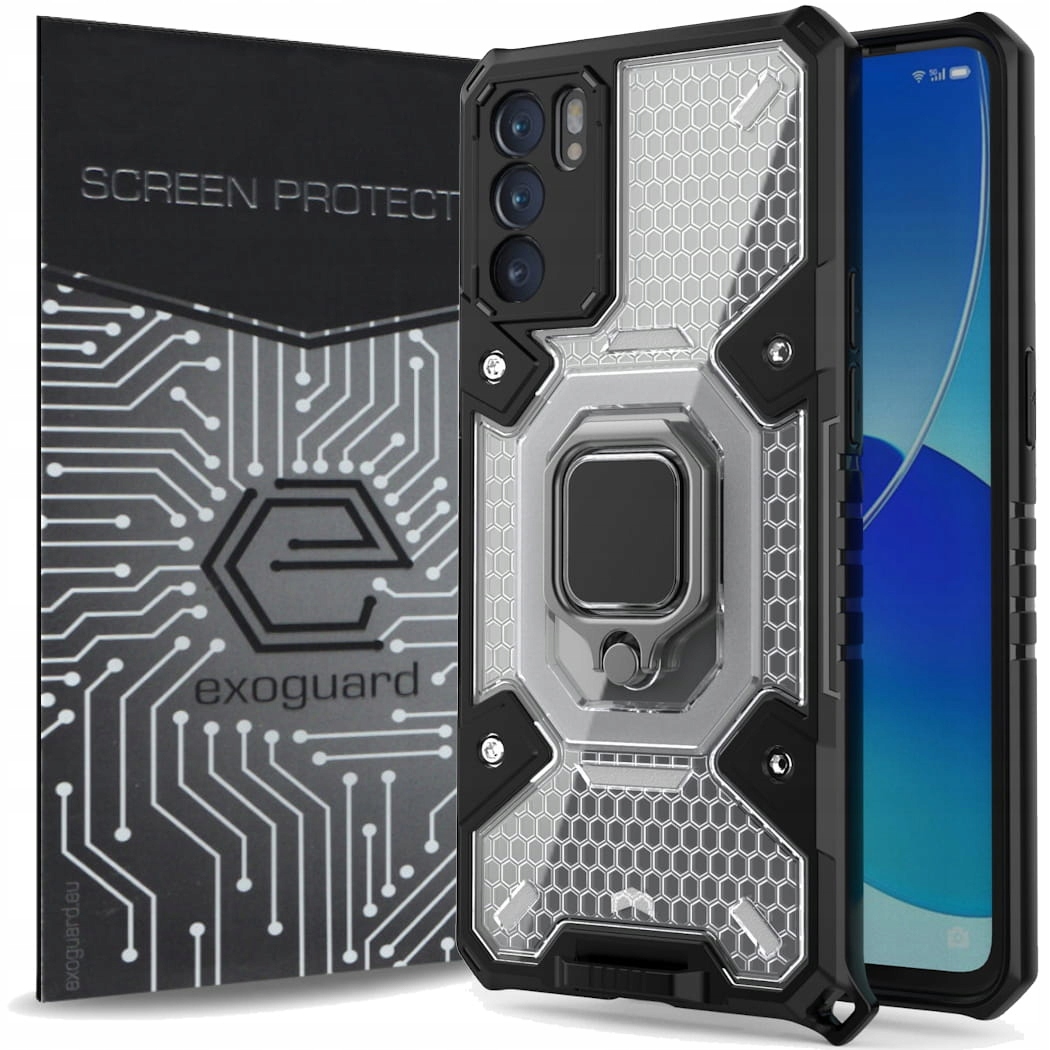 

Case Obudowa Etui Pancerne+szkło do Oppo Reno 6 5G