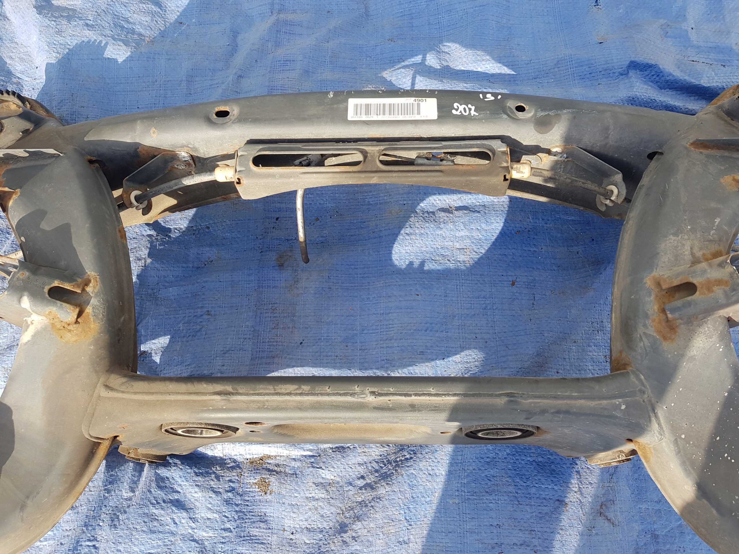 axle beam rear part MERCEDES W207 C207 sider subframe axle beam