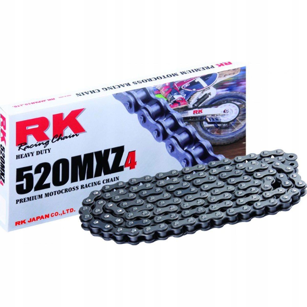 RK520MXZ4-124 - ЦЕПЬ РК 520МКСЗ4 124 ЗВЕНА БЕЗОРИНГ